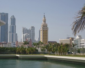 Freedom Tower in the Center